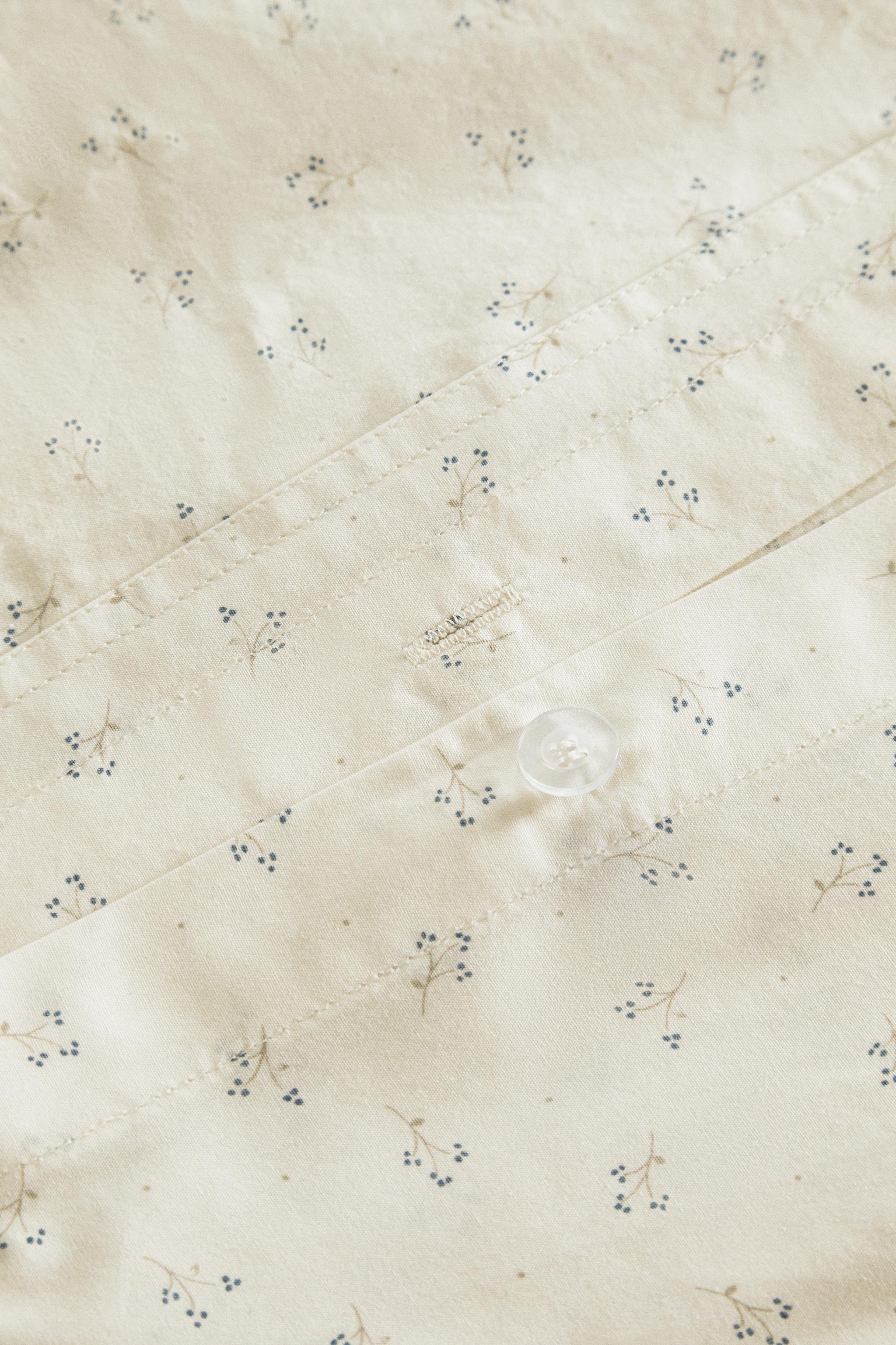 DRAP PLAT ENFANT COTON MINIFLEUR